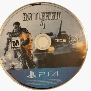 Battlefield 4 PS4 Game Disc Mature 17 EA DICE Bluray